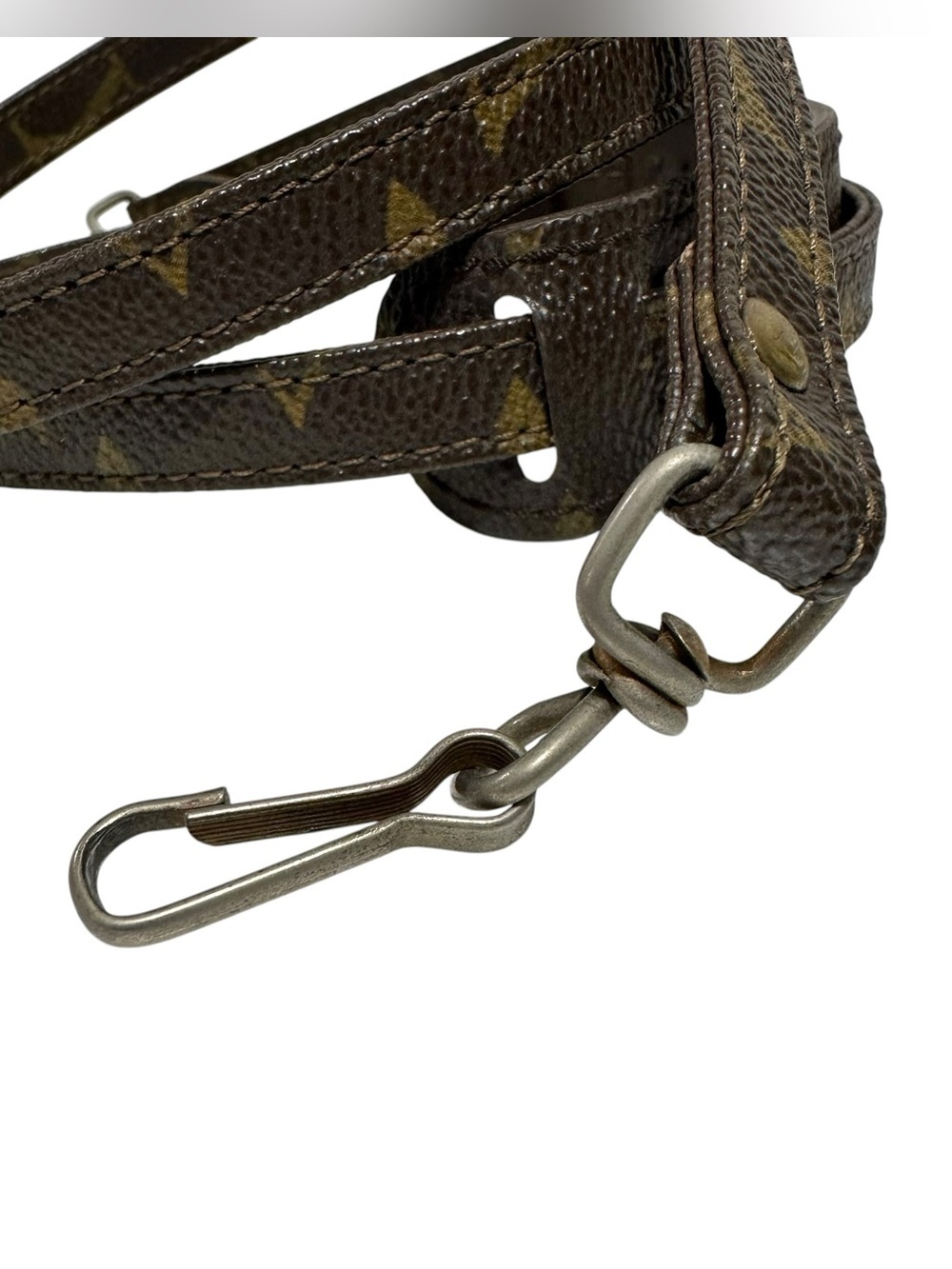 Louis Vuitton Monogram Vintage Leather Crossbody Strap for Amazon Danube Nano - Picture 14 of 15
